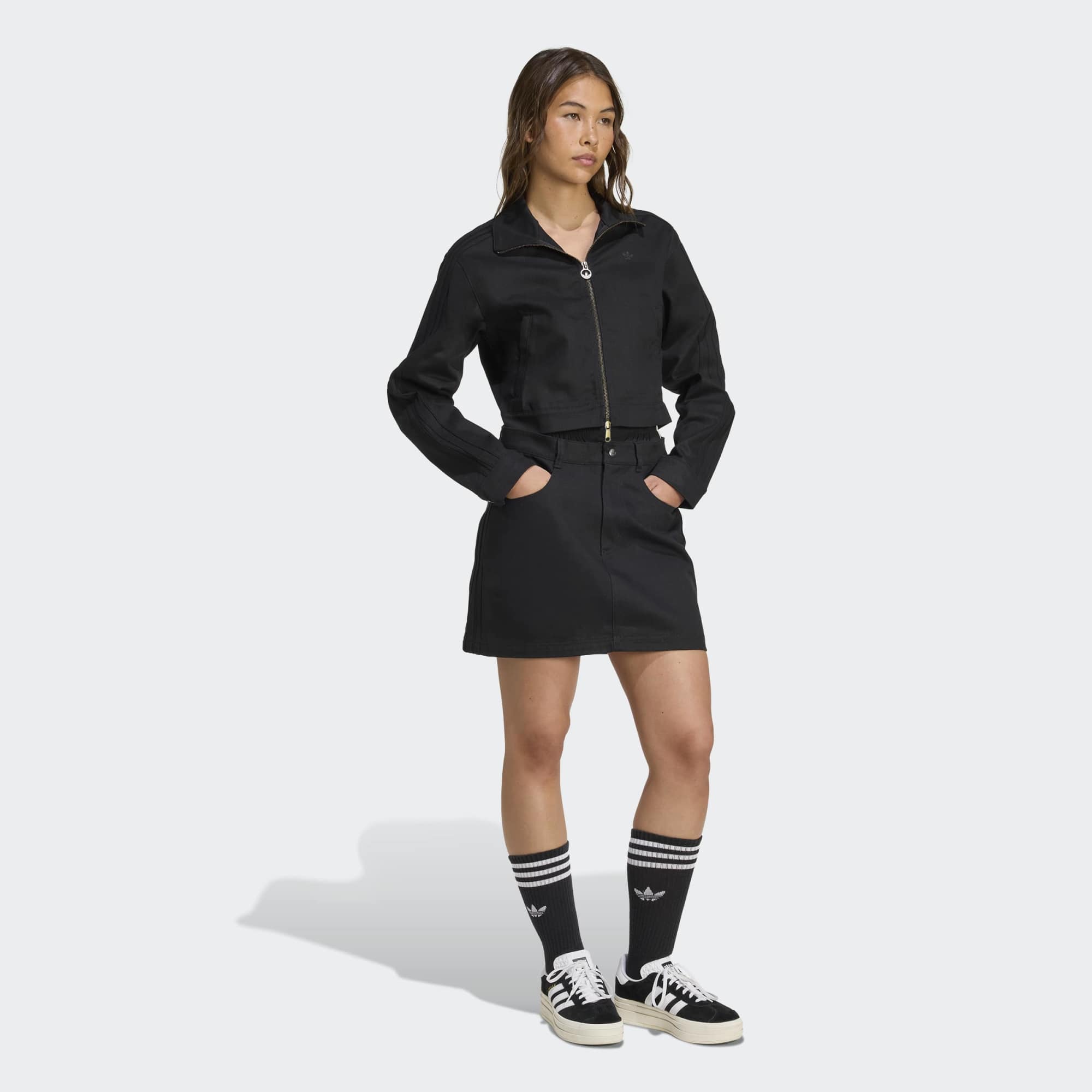 Firebird Twill Crop Track Top