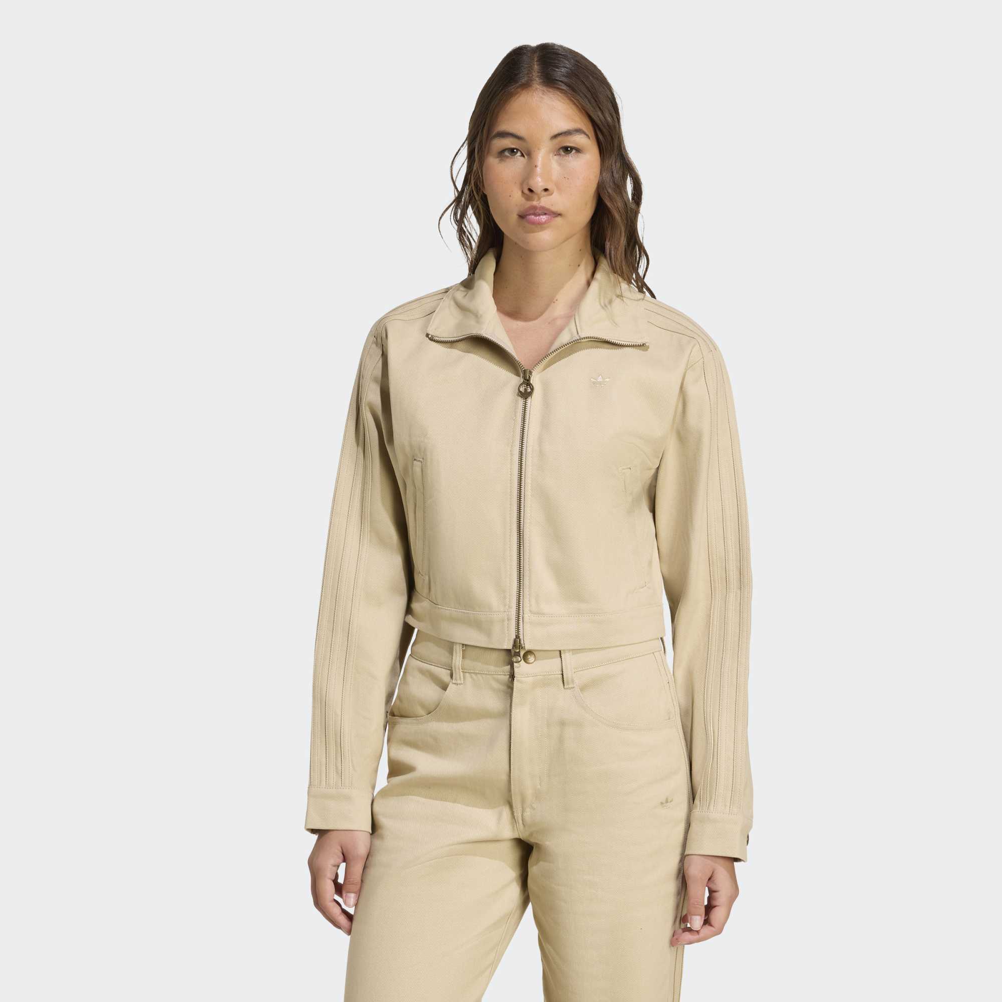 Firebird Twill Crop Track Top